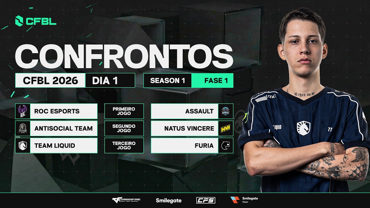 CrossFire BR - CFBL 2026 Season 1 - Semana 1 - Dia 1