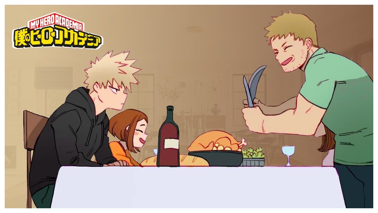 Bakugou Meets His Girlfriend's Parents (My Hero Academia Kacchako Comic Dub)
