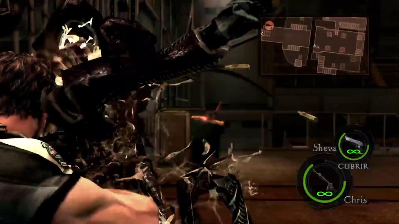 RESIDENT EVIL 5 sacando la bazuka infinita
