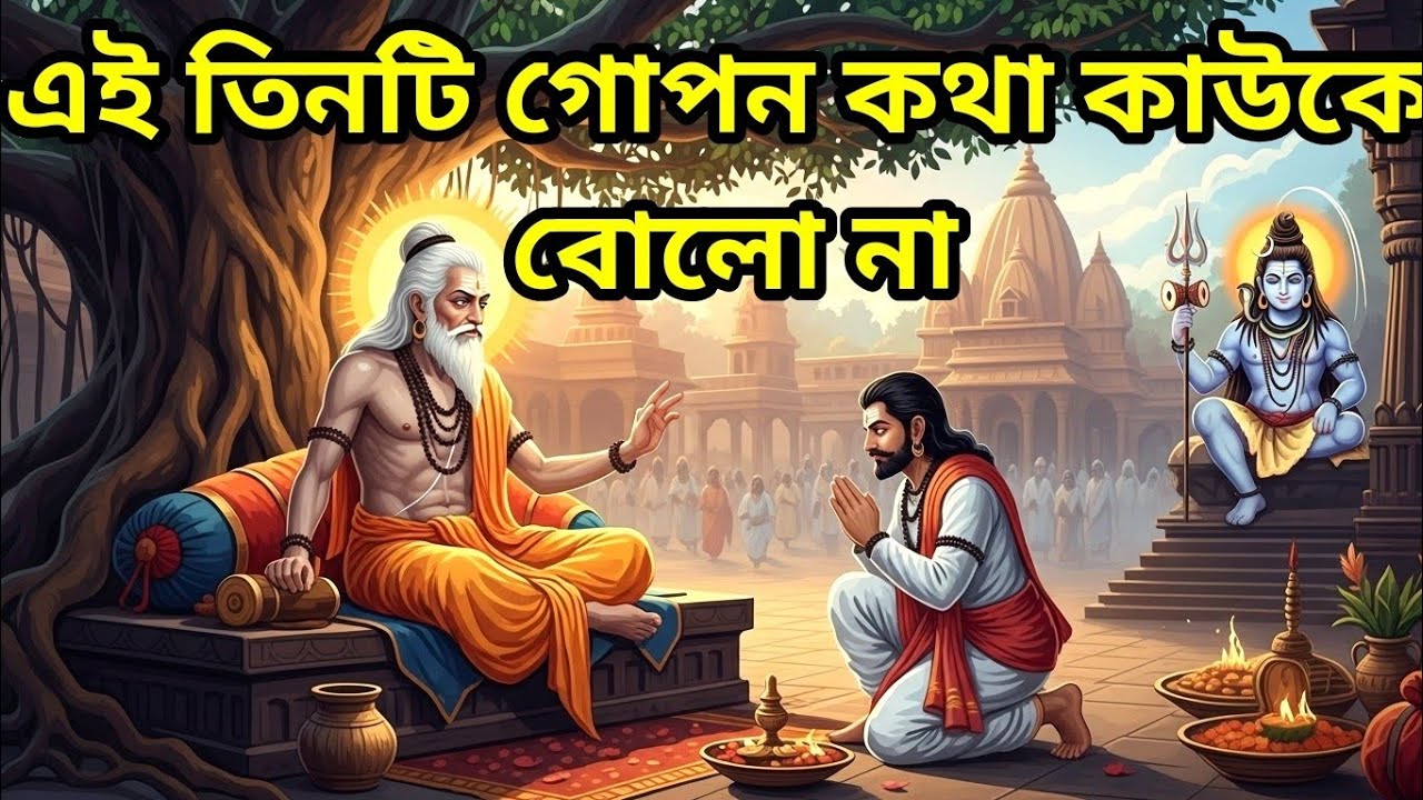 এই তিনটি গোপন কথা কাউকে বোলো না Bangla story | bangla motivational story
