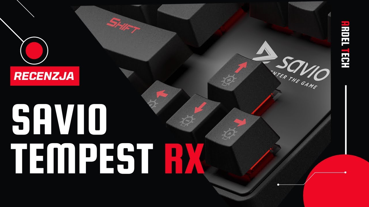 Savio Tempest RX — TANIA KLAWIATURA MECHANICZNA [Recenzja]