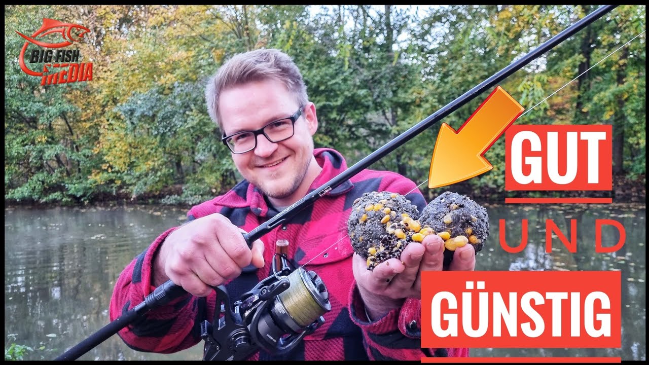 GÜNSTIG angeln: Ganz einfach mit Hart-Mais und Grundfutter am Fluss | GREWALD unterwegs