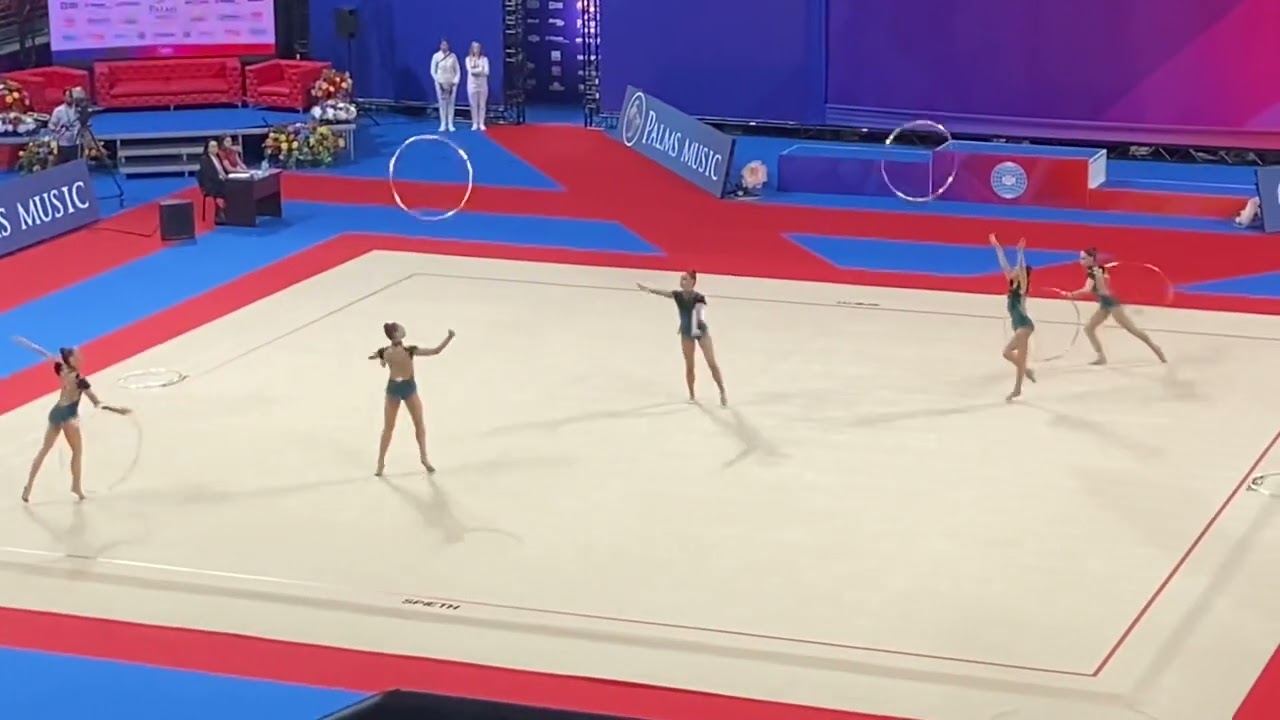 Bulgaria Group - Hoop - Rhythmic Gymnastics FIG World Cup Sofia 2024
