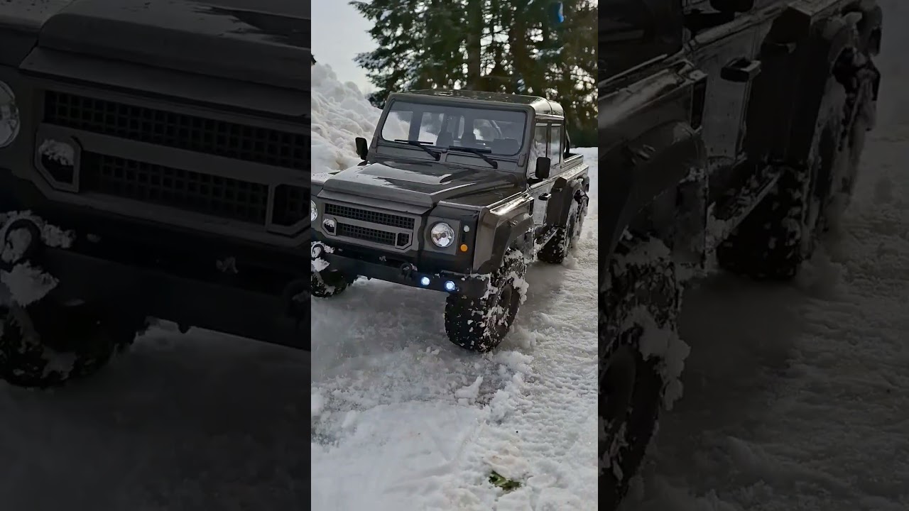 Landrover Defender 6x6 Flying Huntsman 1:10 RC Crawler❄️