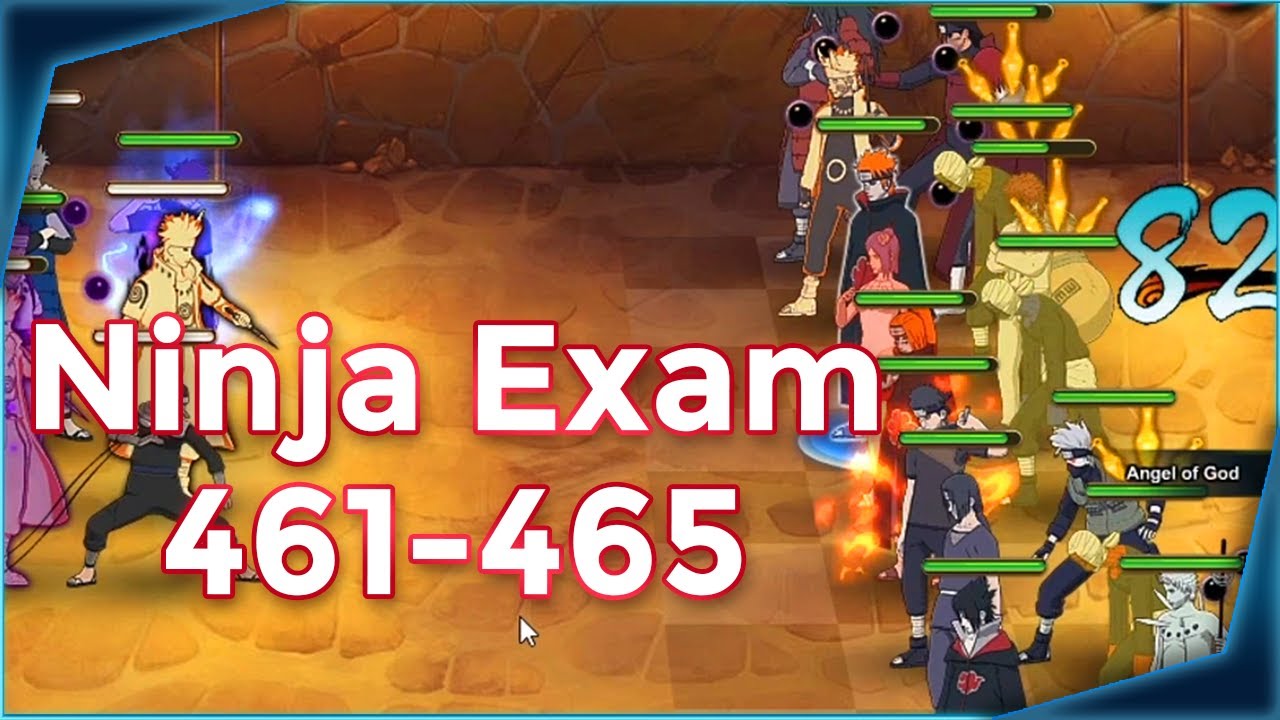 Naruto Online UK | 461-465 Ninja Exam (1,8 mln power)
