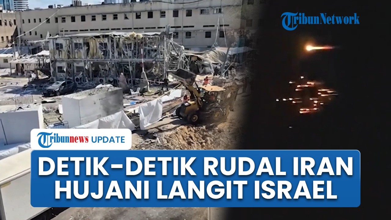 Detik-detik Rudal Iran Hujani Israel Tanpa Ampun: Balas Kematian Khamenei, Tel Aviv Lumpuh Total