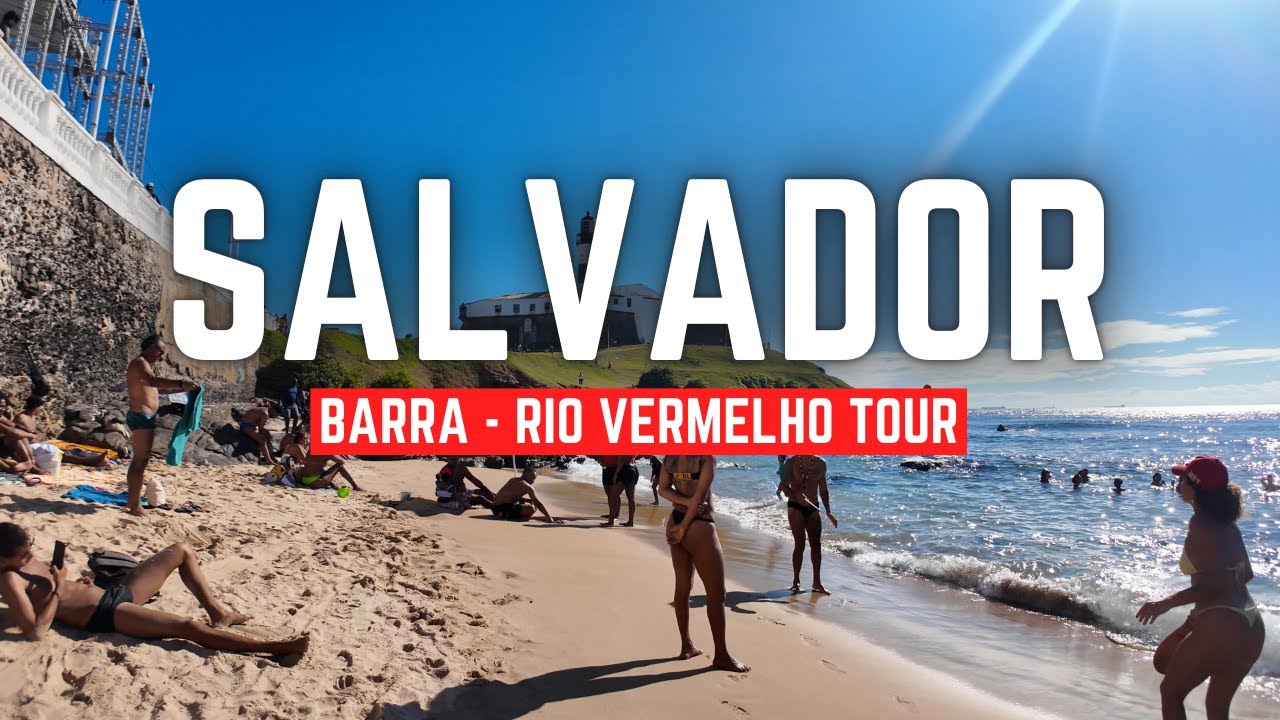 Salvador, Brazil 🇧🇷 Barra & Rio Vermelho on a Perfect Sunny Day