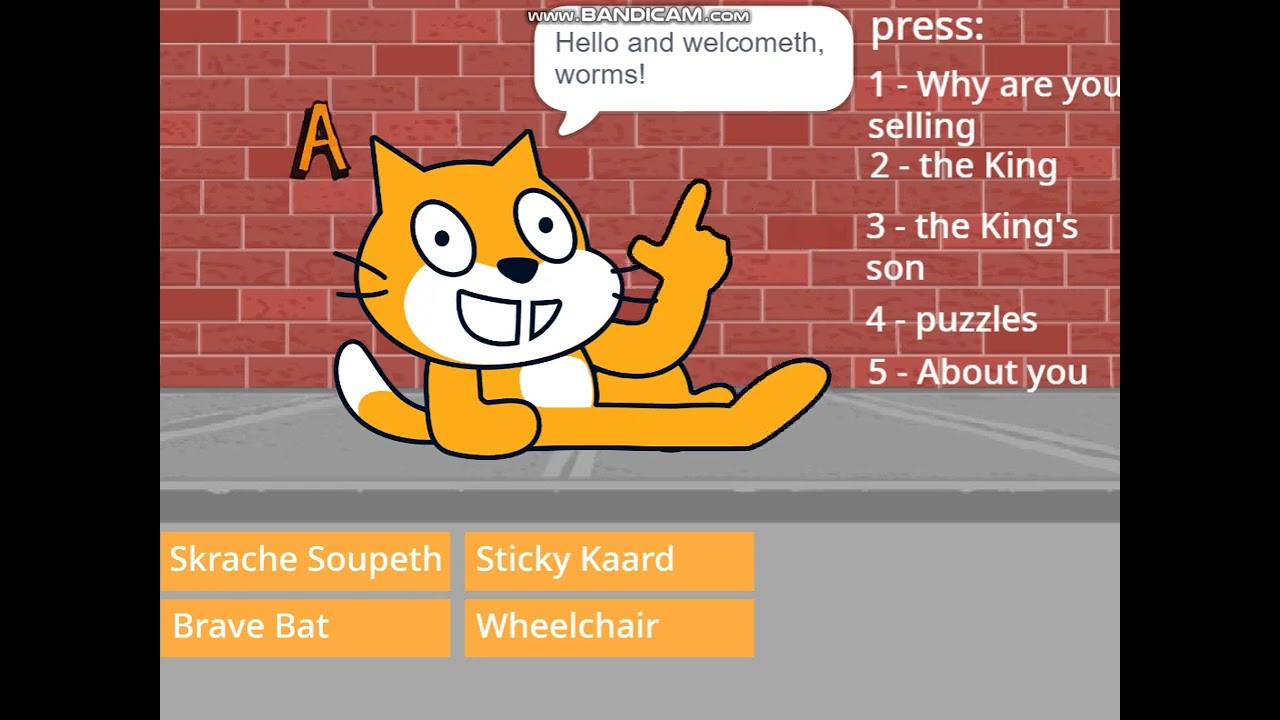 Skrache Kaard Shop in Scratch