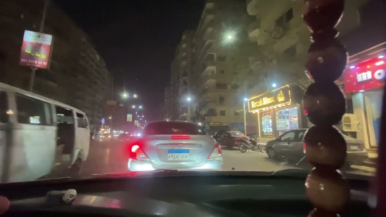 El Haram Street at Night | ASMR Egypt