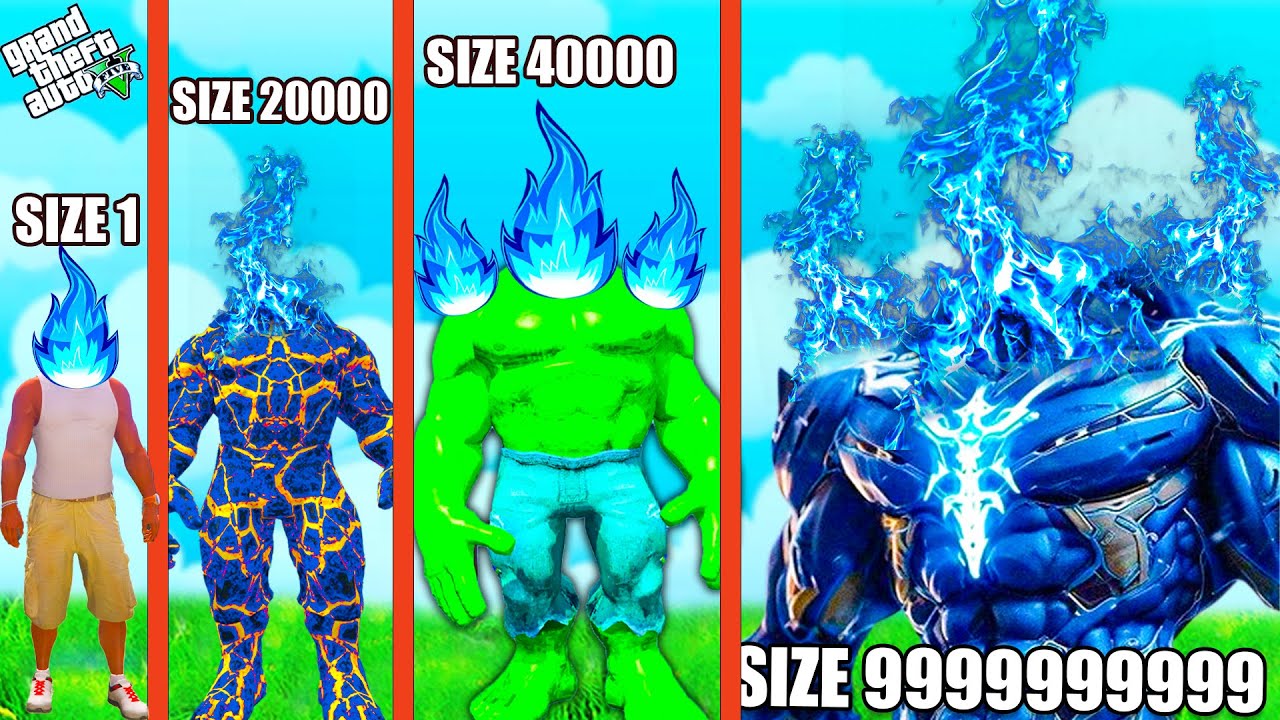$1 BLUE ELEMENTAL FIRE MAN FAMILY TO $1,000,000,000 BLUE ELEMENTAL FIRE MAN FAMILY IN GTAV