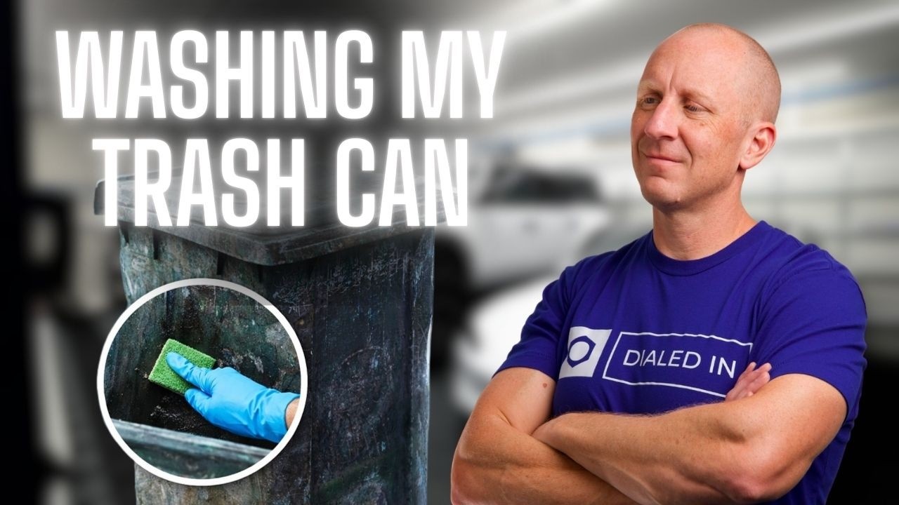Pressure Washing My FILTHY Trash Bin | Full Transformation