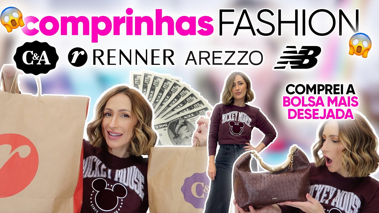 COMPRINHAS FASHION - RENNER, C&A, AREZZO, NEW BALANCE!