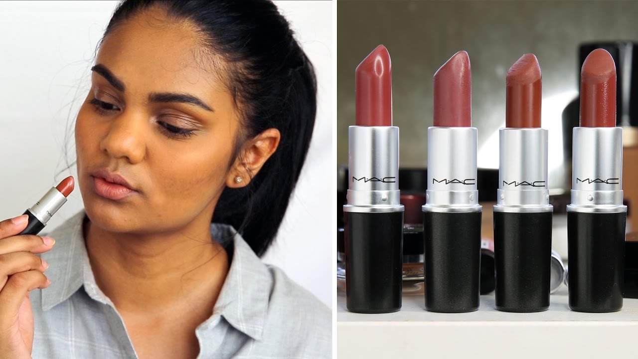 MAC NUDE LIPSTICKS FOR INDIAN SKIN TONES | ZAHRAH ALIYAH