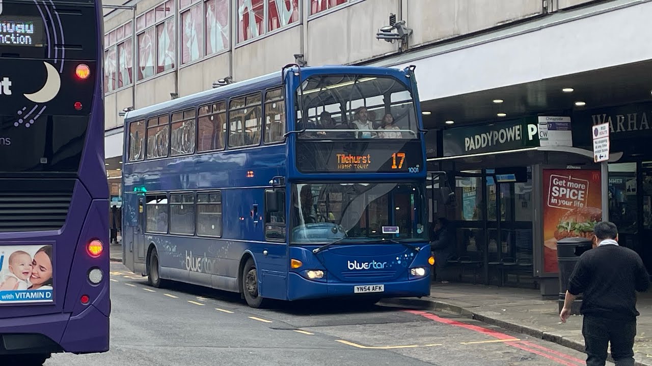 *Special Event* Bluestar Scania Omnidekka 1001 (YN54 AFK) On Route 17 To Tilehurst
