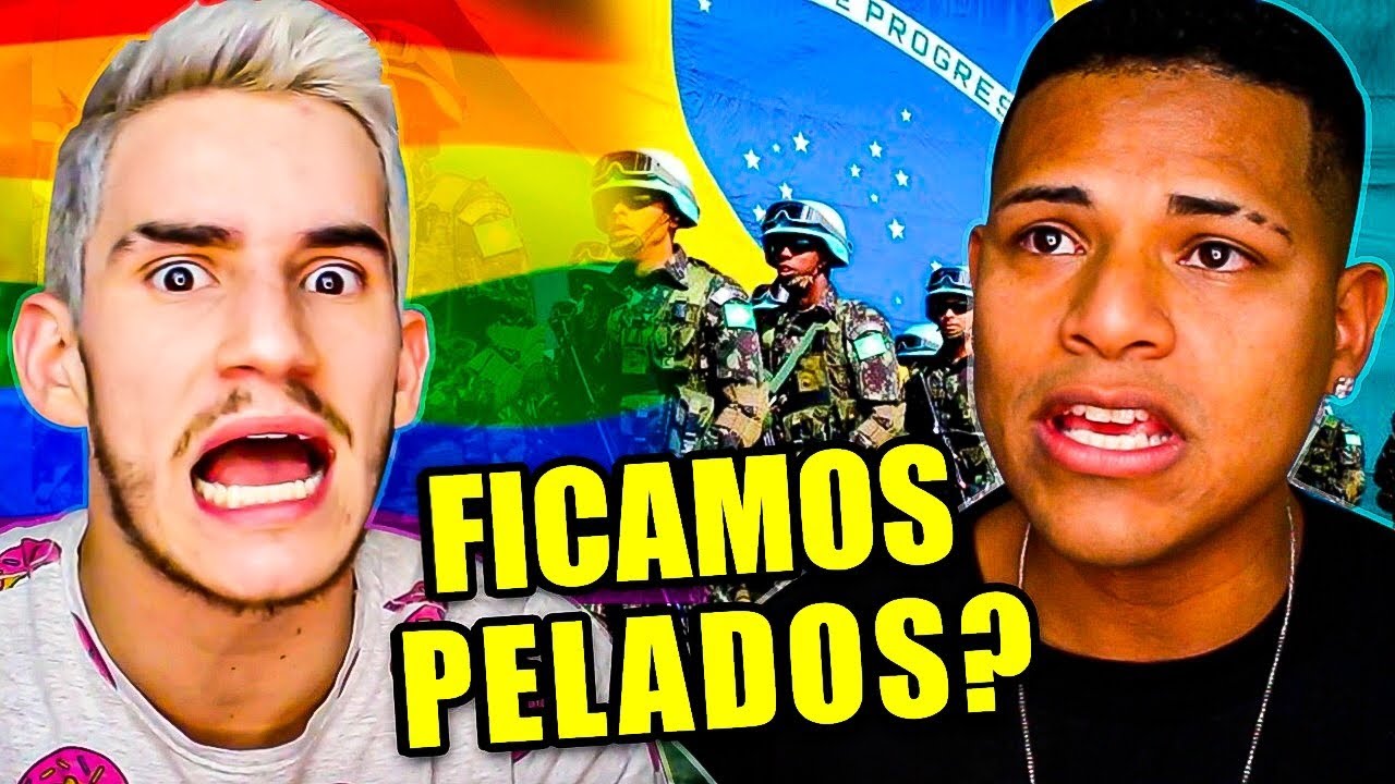 Como é ser GAY no SERVIÇO MILITAR? 🇧🇷 Klébio Damas ft. Valter Rege