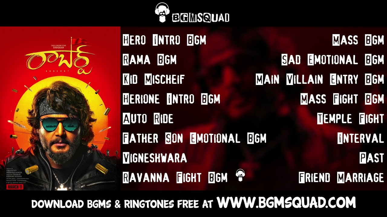 Roberrt Bgm Jukebox | Roberrt Bgm Ringtones | Mass Bgms Ringtones | Download Link In Description
