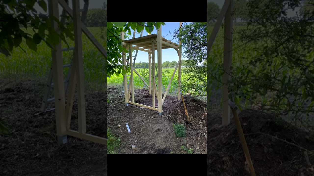 Hochsitz bauen Teil 2