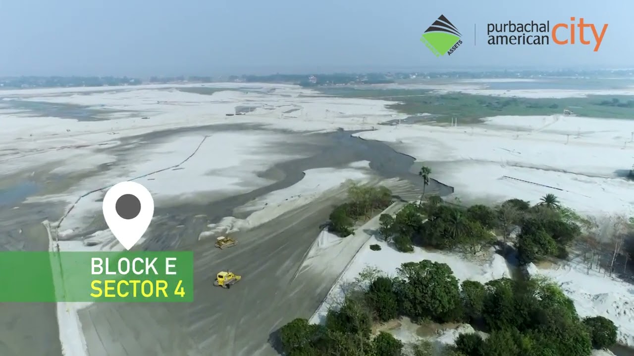 Purbachal American City | All block Drone View