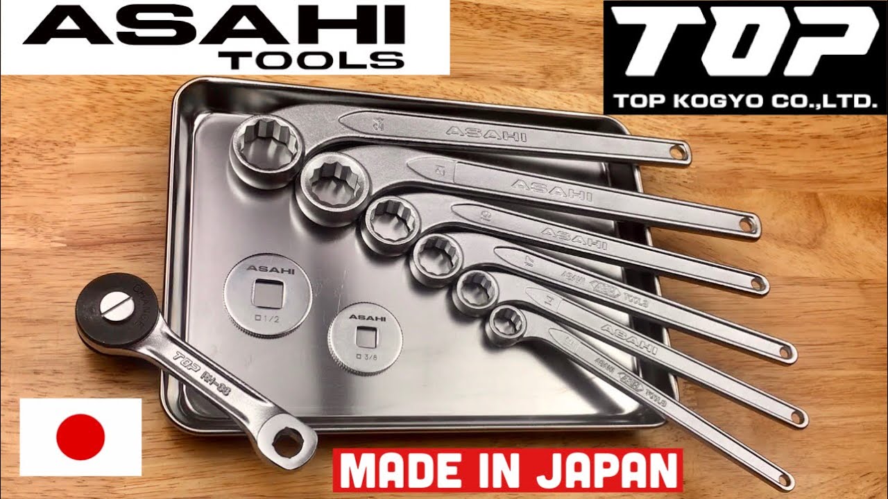 Asahi Wrenches • Top Kogyo Handy-Ratchet 🇯🇵 Japanese Tool Haul