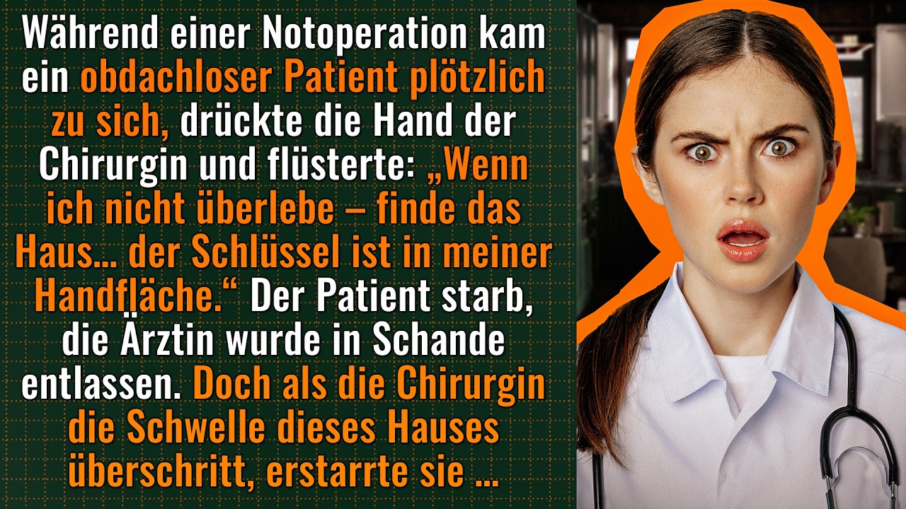 Während der OP kam der Obdachlose zu sich und flüsterte dem Chirurgen: „Wenn ich nicht überlebe“