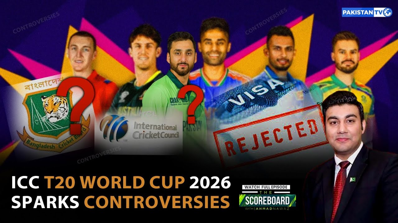 The Scoreboard | ICC T20 World Cup 2026 Sparks Controversies | 20-01-26 |  PakistanTV