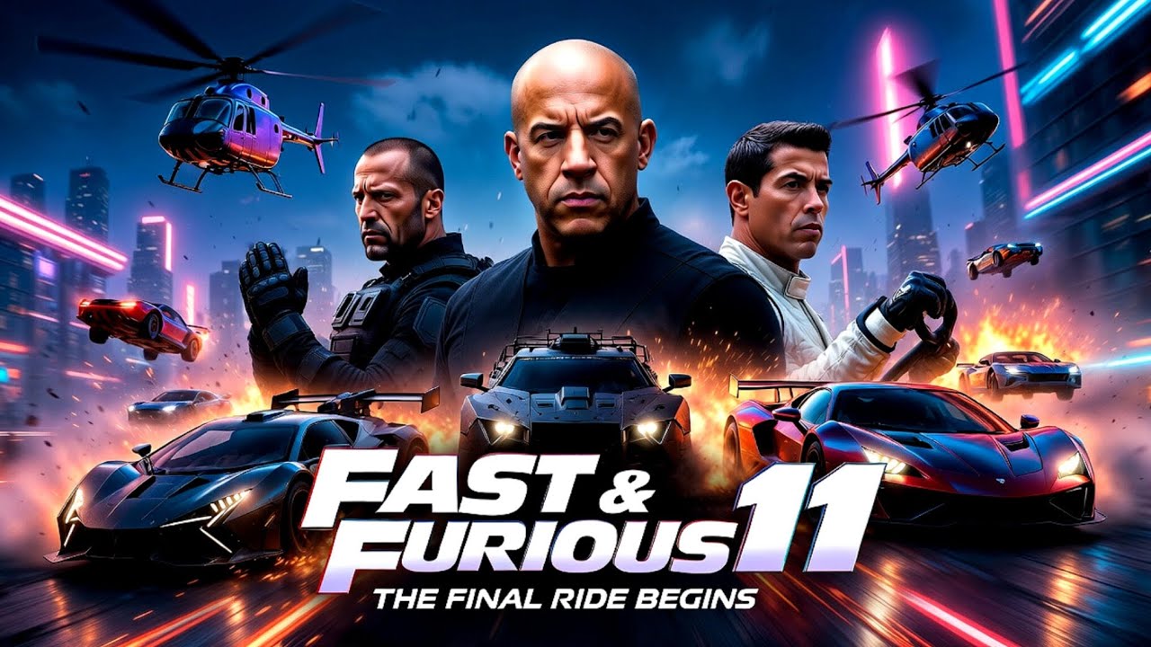 FAST & FURIOUS 11 – THE FINAL RIDE 🔥 | Vin Diesel, Dwayne Johnson, Jason Statham & Cristiano Ronaldo