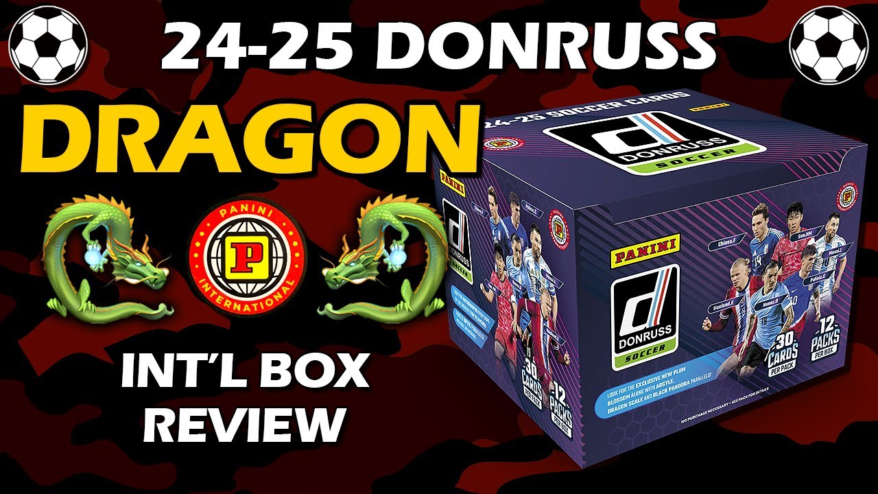 2024-25 Panini Donruss Soccer FIFA International Hobby Box Review