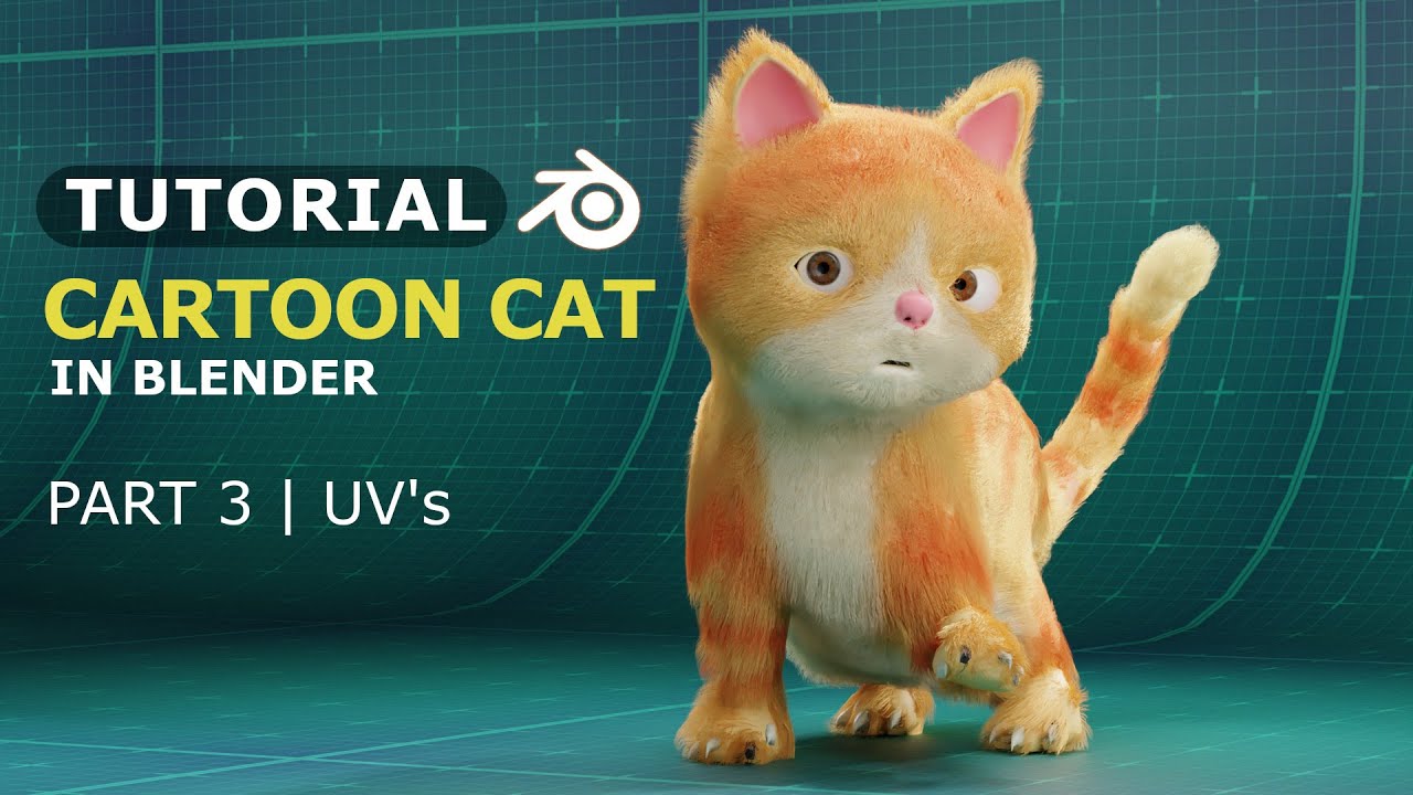 3D Cat | Серия YT Blender | Часть 3 — UV-развёртка