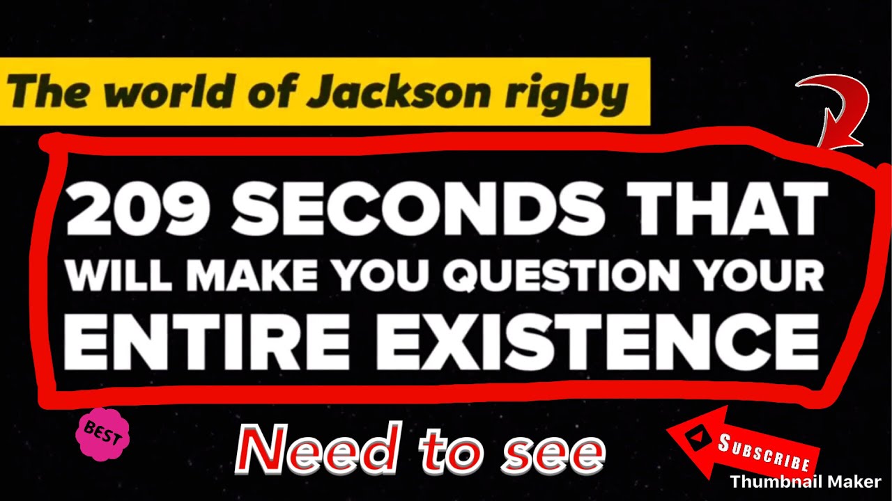 209 seconds that will make you question your entire existence