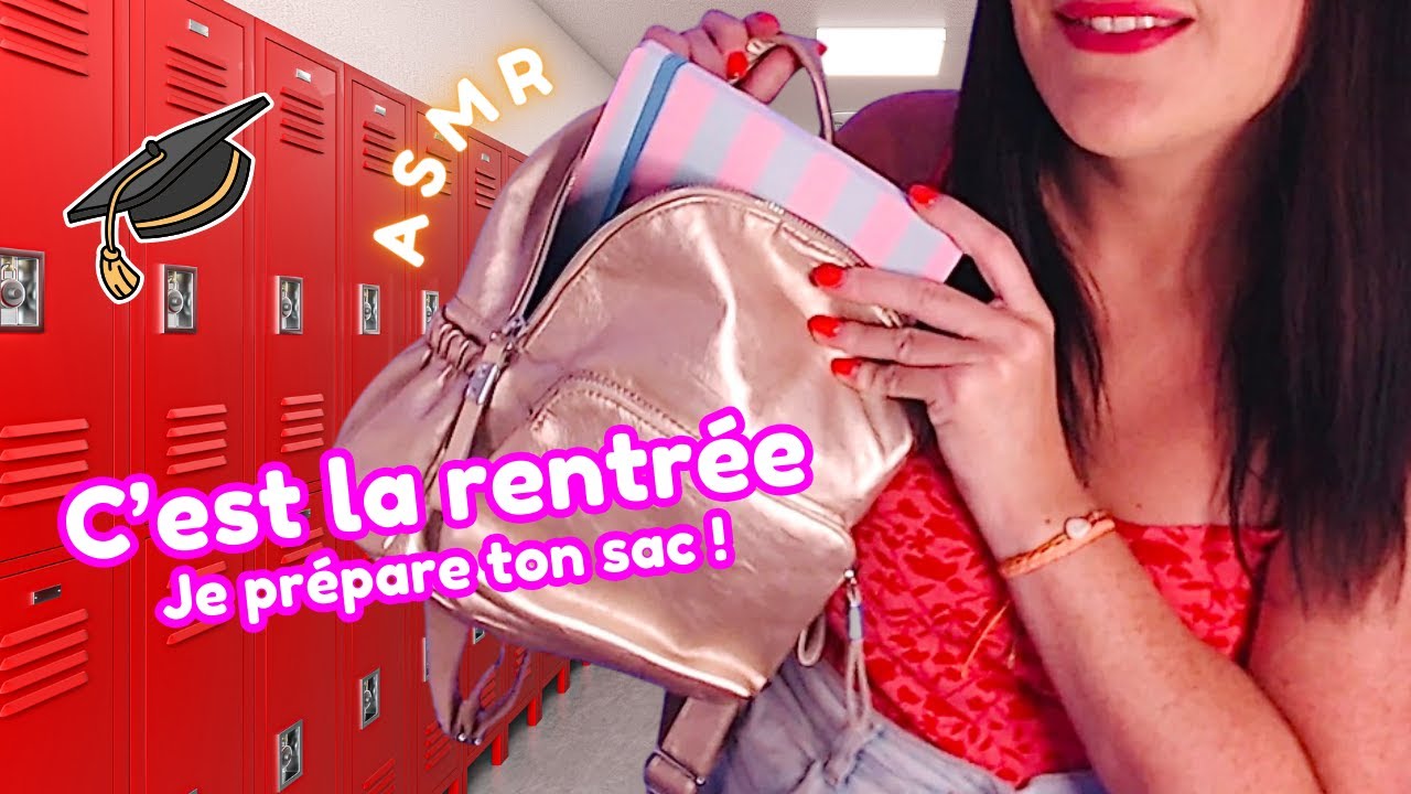 ASMR FR / JE PRÈPARE TON SAC DE RENTRÈE ! 🎓