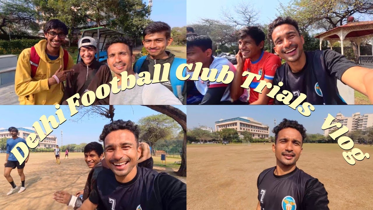 Delhi Mai Football Club ka Ese Hota hai Trails⚽️