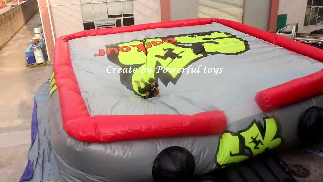 10m x 10m x 3m inflatable bmx fmx stunt jump airbag