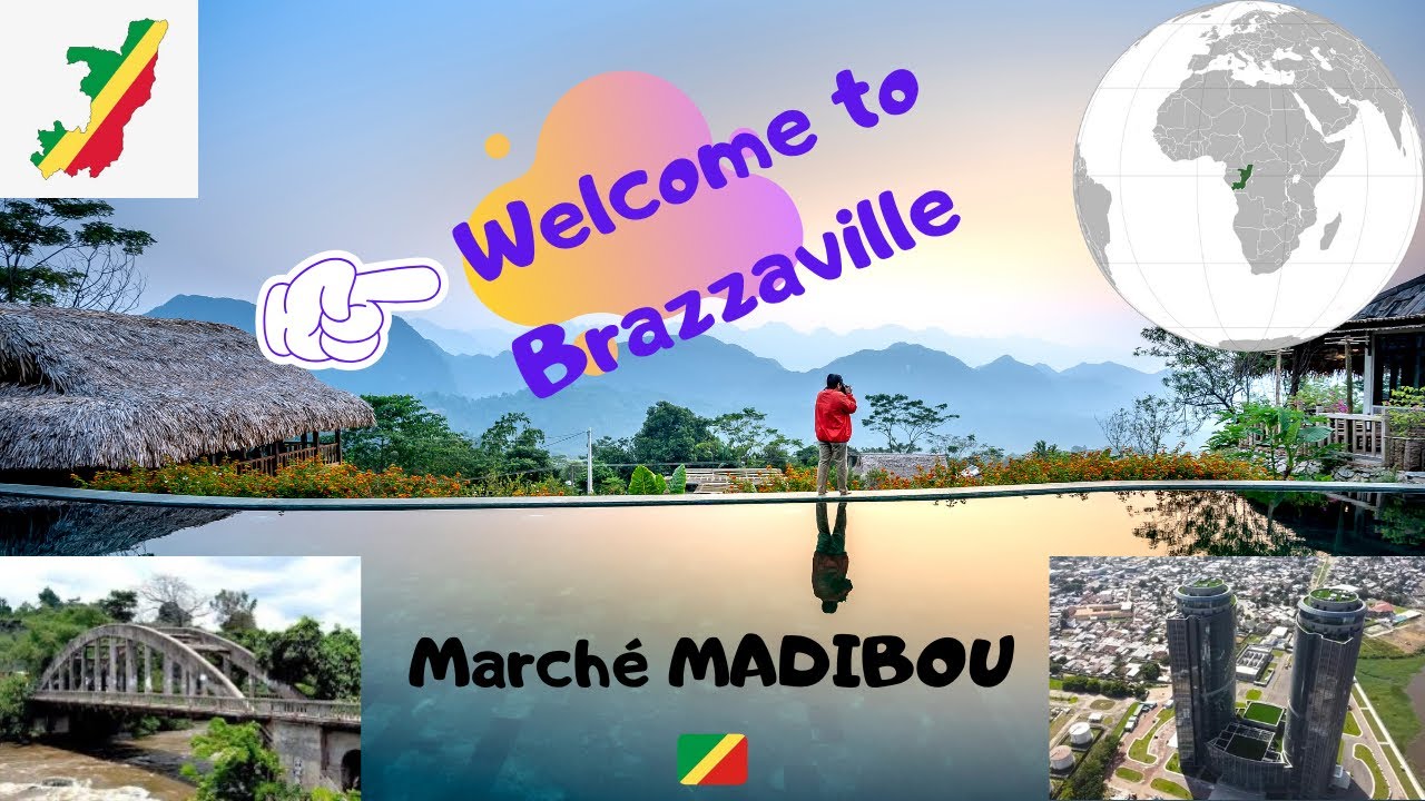 BRAZZAVILLE Du pont du Djoué au marché MADIBOU #RN1