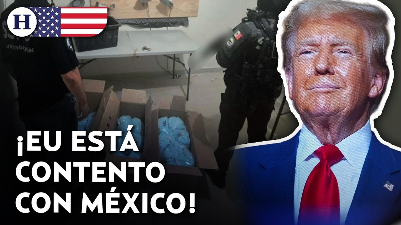 ¡Golpe al tráfico de fentanilo! EU felicita a México por decomiso histórico en Colima