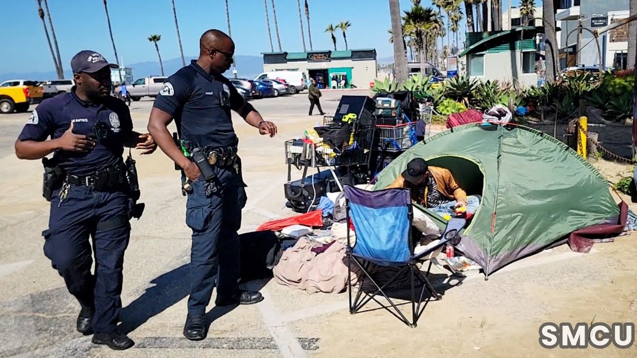 LAPD Clears Venice Beach Homeless Encampment, Enforces Local Ordinances Without Issuing Citations