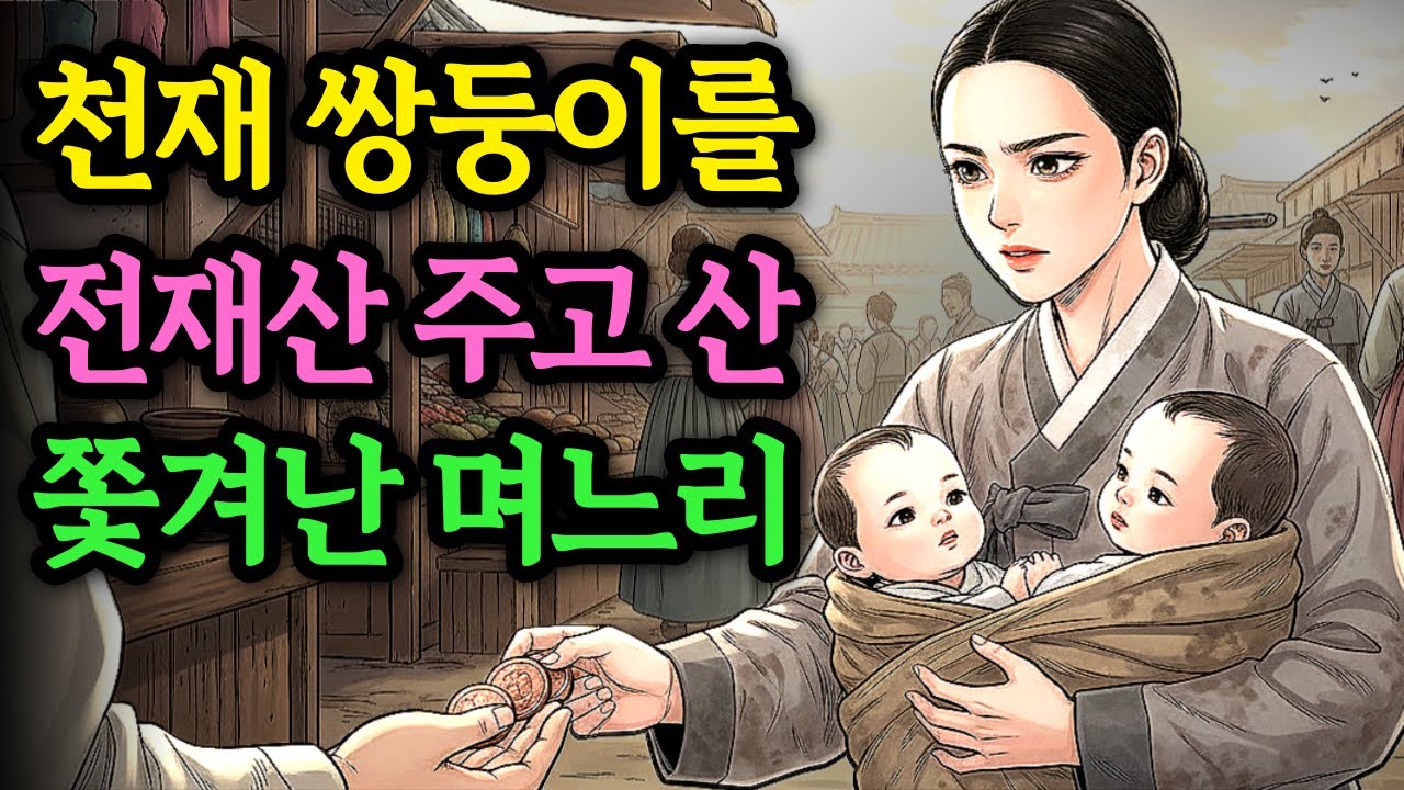 쫓겨난 며느리가 전재산 주고 산 쌍둥이  ㅣ야담ㅣ민담ㅣ설화ㅣ옛날이야기ㅣ전설ㅣ오디오북
