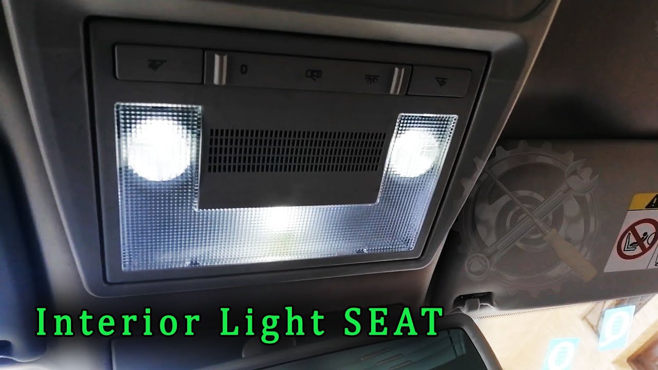 SEAT LEON  & ALTEA montage du led intérieur