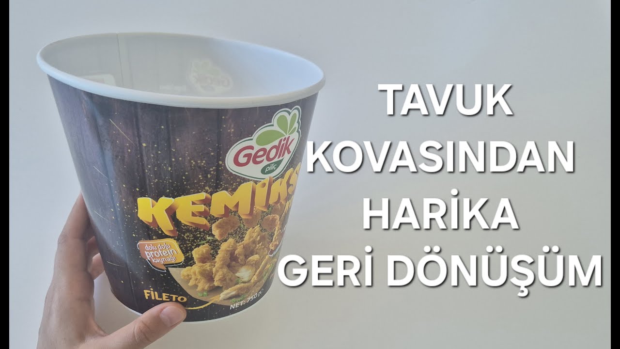 Çıtır Tavuk Kovasından Harika  Geri Dönüşüm | How To Recycle From Crispy Chicken Bucket