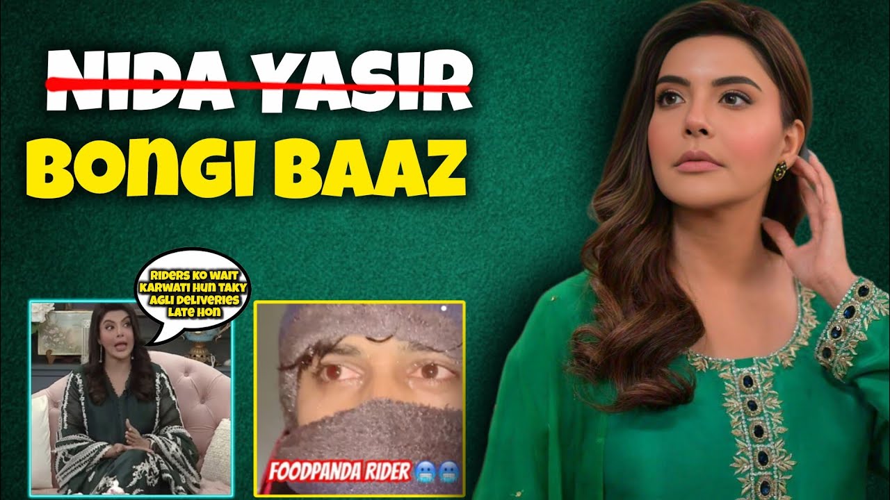 Nida Yasir and Delivery Riders controversy