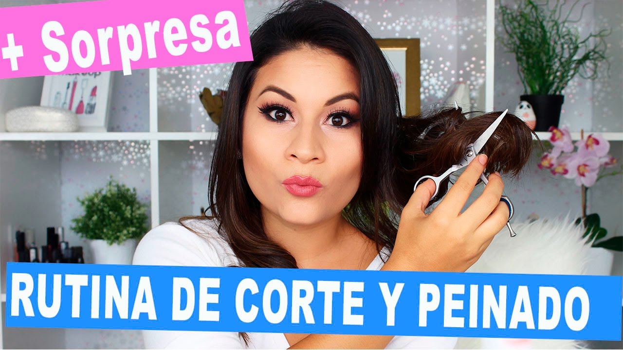 ¿CÓMO ME CORTO Y PEINO MI CABELLO? RUTINA DE CORTE Y DE PEINADO