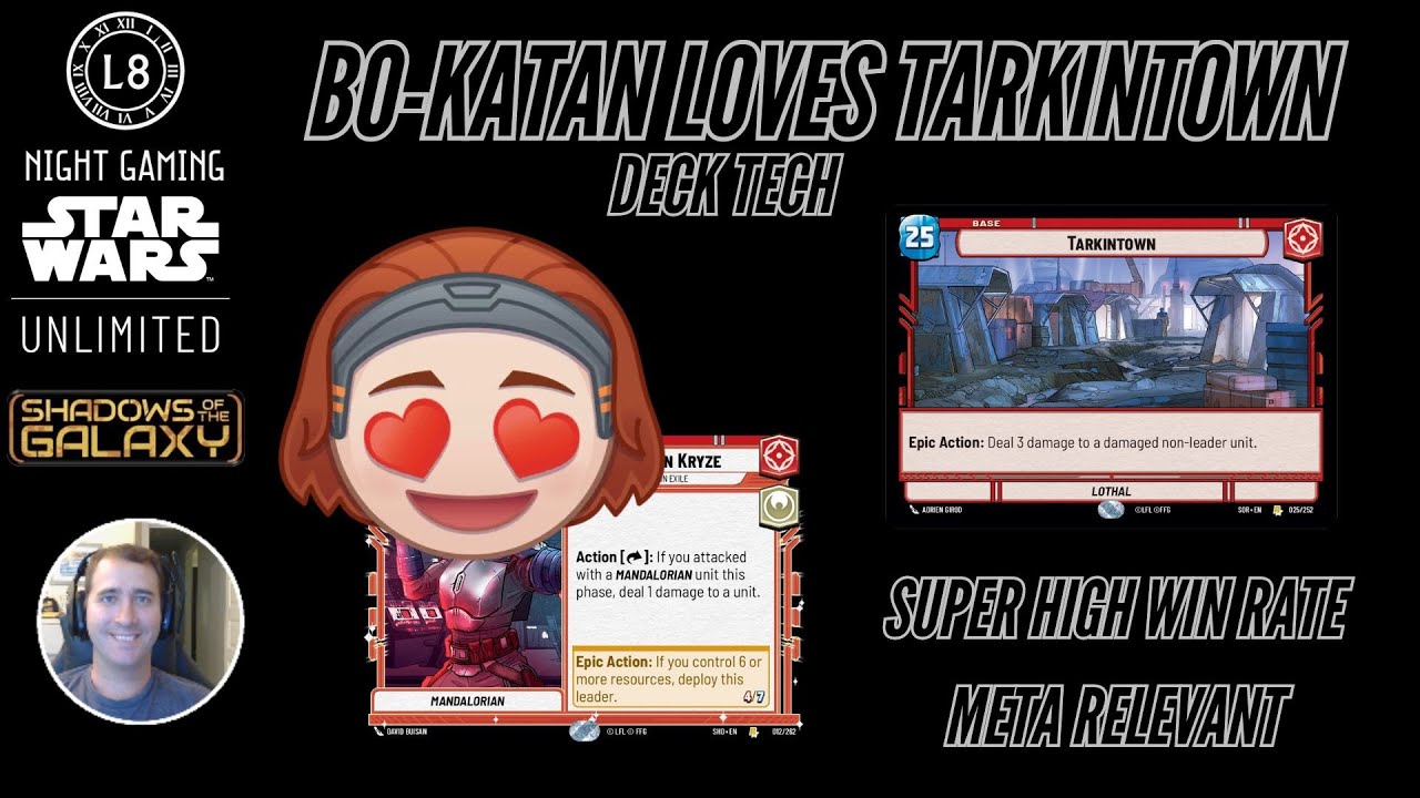💘 Bo-Katan Loves Tarkintown 💘 Star Wars Unlimited Deck Tech