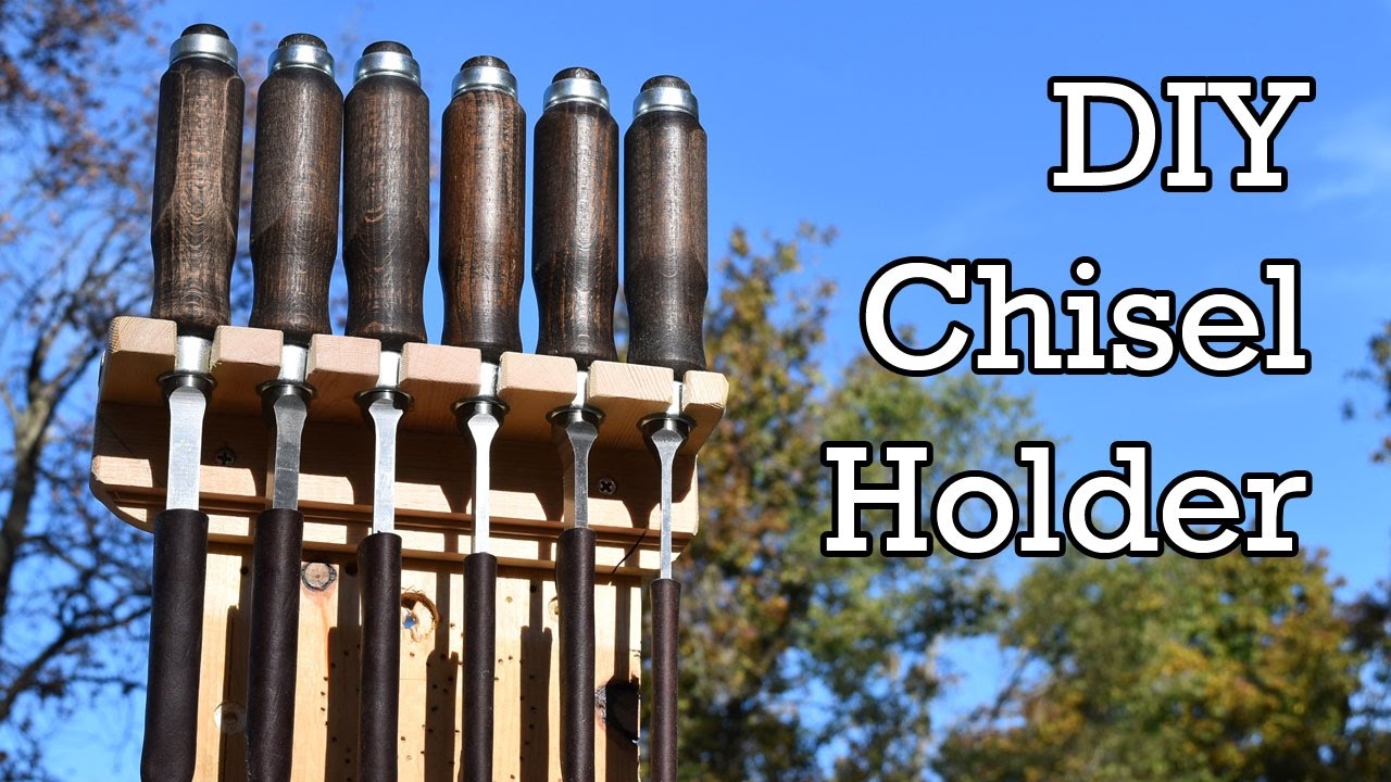 How to Make a DIY Toolboard Chisel Holder - Quick Scrap Wood Project