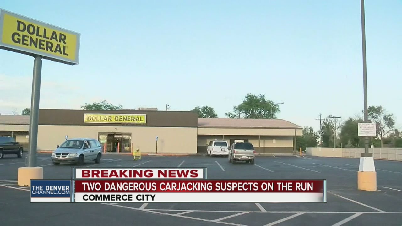 Dangerous carjacking suspects wanted in Commerce City
