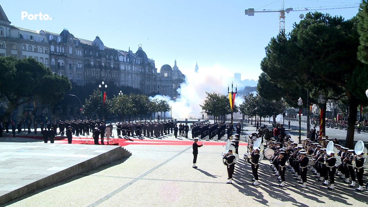 Reis de Espanha recebidos no Porto