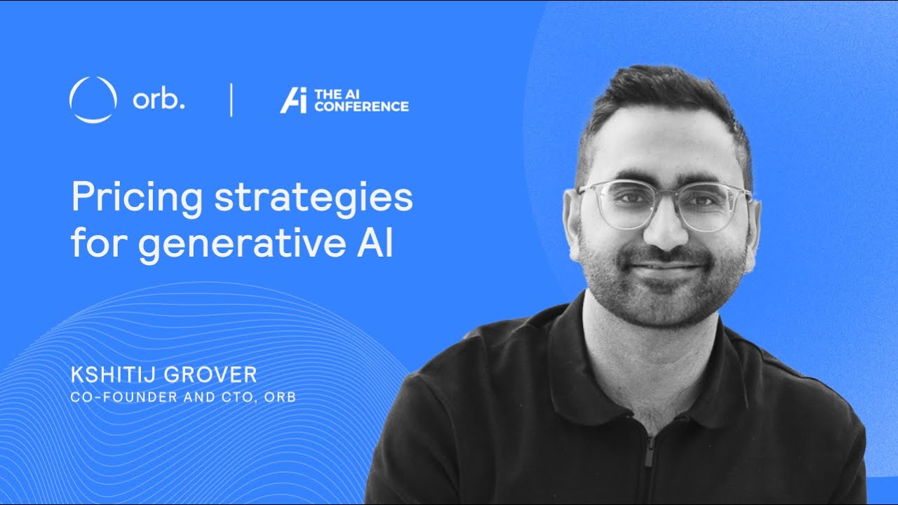 Pricing Strategies for Generative AI - AI Conference 2024