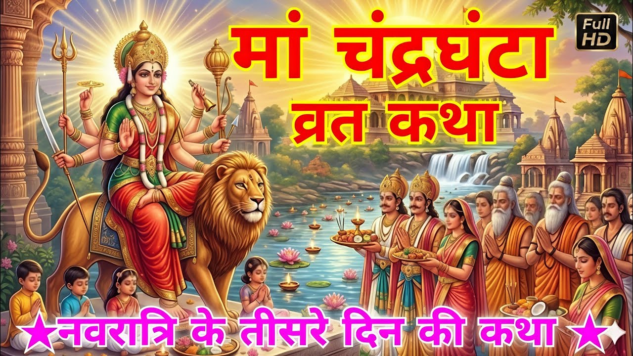नवरात्रि व्रत कथा | मां चंद्रघंटा व्रत कथा | Ma Chandra ghanta Vrat Katha #navratri #व्रत #नवरात्रि