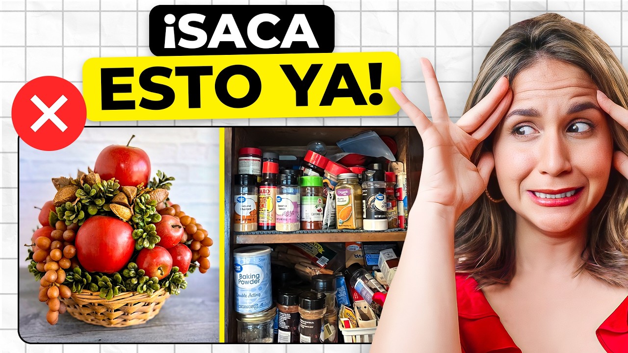 15 COSAS QUE MAS ESPACIO ROBAN EN TU COCINA y Hacen Que Se Vea Pequeña + Soluciones Faciles