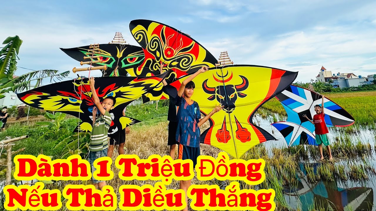 Dành 1 Triệu Đồng Nếu Thả Diều 2m5 Và 3m Mẫu Bẹn Cõng Bộ Bò 7 Quả Chiến Thắng