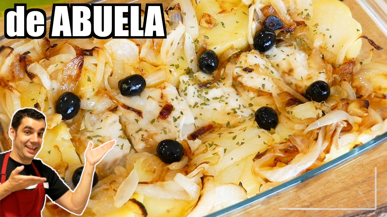 🍽 BACALAO a la PORTUGUESA ¡RECETA de ABUELA rápida y DELICIOSA! 👵
