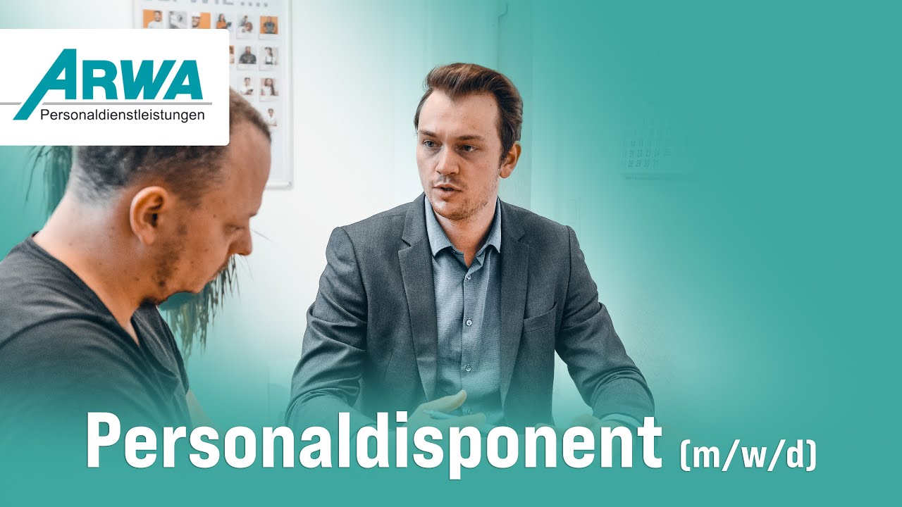 Karriere bei ARWA intern: Der Personaldisponent (m/w/d)